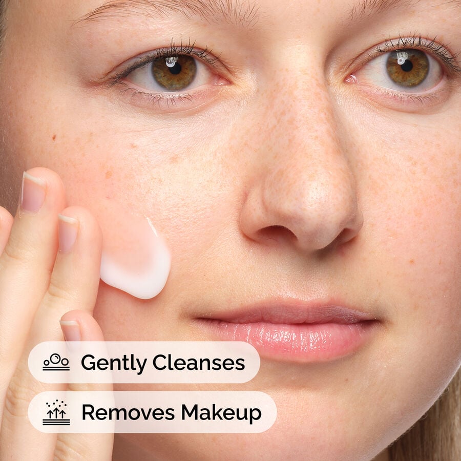Model Application of the Glycolipid Cream Cleanser